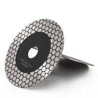 Lames diamantées pressées à chaud frittées de 125 mm (5 pouces) pour la coupe et le meulage avec bride M 14