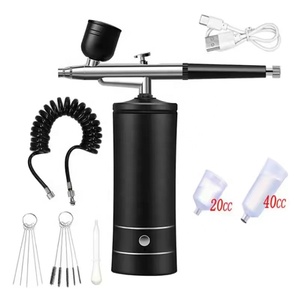 Airbrush Nails Art Paint avec compresseur Brosse à air portable pour ongles, gâteau, pâtisserie, maquillage, décoration, pistolet à <span class=keywords><strong>vernis</strong></span> sans fil - Product Image 3