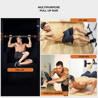 Barre de traction de porte d'entraînement de gymnastique à domicile barre de traction de porte en acier antidérapante pour la forme physique du haut du corps