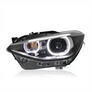 Faro anteriore WLJ per <span class=keywords><strong>BMW</strong></span> Serie 1 <span class=keywords><strong>F20</strong></span> 12-14, gruppo ottico modificato di alta gamma con Angel Eyes LED DRL e lente per luci diurne - Product Image 5