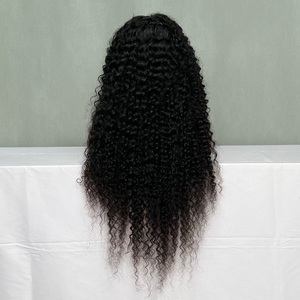 Proveedor de Cabello Indio Natural, Pelucas de Cabello para Mujer, Pelucas con Cierre de Encaje 4x4 de Onda Profunda de Color Natural de 30 Pulgadas, Grado 12A - Product Image 5
