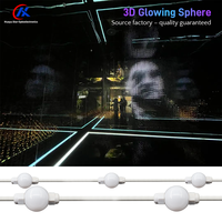 Guirnalda de Luces LED de Bolas Luminosas 3D de 360 Grados, Decoración de Ambiente Impermeable para Exteriores, para Espacios Románticos y Eventos
