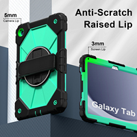 Étui robuste pour enfants avec support rotatif à 360° et bandoulière pour Samsung Tab A11 Plus 11 2025 A9 Plus 11 2023 OEM ODM