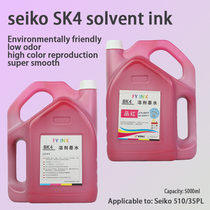 Venta caliente 5L SK4 Impresora de inyección de tinta 510/35PL Boquilla Tinta de impresora solvente ecológica para exteriores de bajo olor - Product Image 5