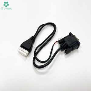 Kustom DB9 9-pin seri Port laki-laki perempuan kabel perakitan luar dibentuk kawat Harness Molex/JST 2 3 4 5 6 7 8 9Pin kabel - Product Image 2