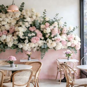 لوحات جدارية من الزهور الاصطناعية قابلة للطي لتزيين خلفيات حفلات الزفاف وركن التصوير - Product Image 6