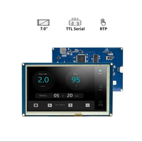 Nextion Modul tampilan layar LCD, 7 "seri Dasar HMI TFT Modul terintegrasi 4-kawat resistif Panel sentuh untuk Arduino DIY ESP8266 ESP32