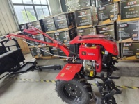 Remorque pour motoculteur agricole à deux roues de 10 à 13 CV, équipement de machinerie agricole, cultivateur diesel