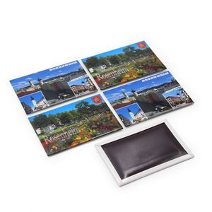 Wholesale Best Selling High Quality Custom City Scenery Souvenir Gift Design Tin <b>Fridge</b> Magnet - Product Image 3