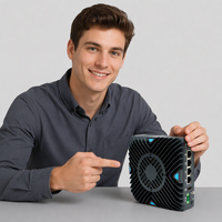 Mini PC industriel Quad-Core I3 pour pare-feu, ordinateur industriel automatisé pour AGV