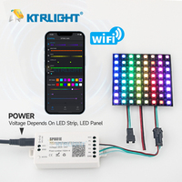 DC5-24V SP801E IOS Android App Contrôleur de bande lumineuse programmable Art-Net Magic Wifi Control WS2812B Panneau matriciel LED 1 canal