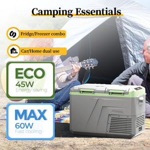 Glacière portable moderne <span class=keywords><strong>Alpicool</strong></span> QXD30, 12V, double zone, congélateur à compresseur, réfrigération pour voiture et camping en extérieur - Product Image 4