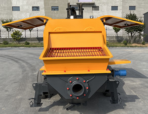 Moteur Diesel Remorque Pompe à Béton 50m3 H Électrique Mini Pompe à Béton Machine/Mini Pompe à Béton/Petite Pompe à Béton à Vendre - Product Image 6