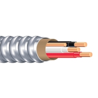 UL CUL terdaftar MC AC90 14 sampai 2 AWG 14/2 12/2 BX ACWU90/TECK90 konduktor tembaga padat AL kabel armor interlock aluminium