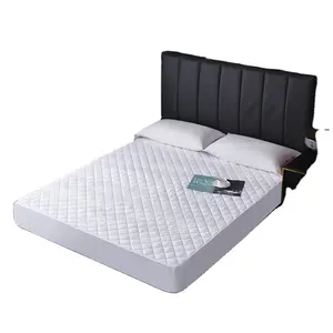 Vente en gros hôtel doux sans fermeture éclair silencieuse matelassé 100% bambou Ultra drap-housse protège-matelas housse imperméable