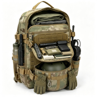 Sac d'assaut en nylon Molle Camo 1000D personnalisé gilet tactique sac casque tactique sac à dos