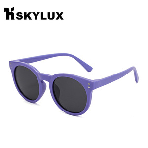 Children <b>Sunglasses</b> <b>Round</b> Polarized UV400 Full Rim Retro Unisex Sun Protection 23074 - Product Image 5