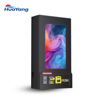 Distributeurs automatiques de cigarettes HuaYang Party Clubs, petits, avec lecteur de carte, écran tactile 32 pouces, intelligents, muraux, mini