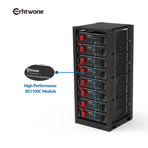 Solution de stockage d'énergie Erhtwone ESS 60 kW, batteries Lifepo4 51,2 V 100 Ah, <span class=keywords><strong>8</strong></span> unités en parallèle, batterie de montage en rack 800 Ah pour la maison - Product Image 4