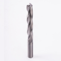 Fraise à queue CNC en carbure monobloc haute précision à 2 dents, spirale, pour ébavurage et gravure, vente chaude OEM/ODM