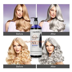 Huati Sifuli Maymbea 473ml Salon Blonde Hair <span class=keywords><strong>Anti</strong></span>-Brassy Purple Toner No Yellow Shampoo and Conditioner Violet Silver - Product Image 6