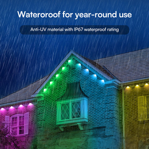 IP67 Waterproof Outdoor LED <b>String</b> Lights 5054RGB 24V 15M/30M RGB PVC Lamp Body App for <b>Garden</b>/Party Decor - Product Image 6