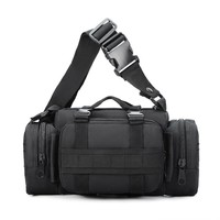 Sac banane tactique étanche personnalisé avec logo pour appareil photo, sac à bandoulière messager d'extérieur pour hommes, vente en gros