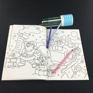 สมุดระบายสีกิจกรรมคริสต์มาสแบบกำหนดเองสำหรับเด็กและนักเรียนสมุดระบายสีกิจกรรมการวาดภาพของเล่นการระบายสี - Product Image 4