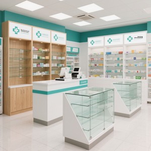 Étagères de <span class=keywords><strong>Pharmacie</strong></span> et de Médecine Vétérinaire Sur Mesure, Style Panneau, Installation sur Site, Racks à Médicaments - Product Image 2