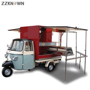 Camion de nourriture mobile à 3 roues avec cuisine complète, tricycle électrique, chariot de nourriture à vendre, camion de vente de crème glacée, remorque - Product Image 3