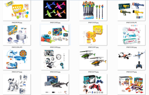 Jouets lumineux en plastique, hélicoptère, avion à bascule avec soldat - Product Image 4