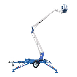 Plataforma Elevadora Eléctrica Remolcable de 16-24 m y 200 kg, Plataforma de Trabajo Aérea Compacta con Cesta - Product Image 2