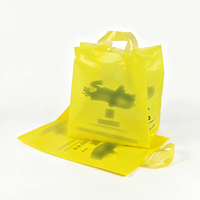 Bolsas de Compras de Plástico Reutilizables de Alta Calidad, Ecológicas, de LDPE, con Logotipo Personalizado, Base Reforzada y Asa Suave