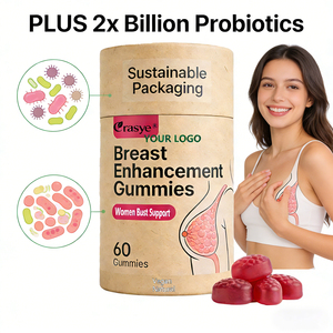 Gomas para Aumento de Seios OEM/ODM para Mulheres, Suplementos Herbais Naturais com Fenugreek e Saw Palmetto - Product Image 6