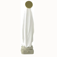 Décoration religieuse pour la maison Lynmoe, statue de la Vierge Marie, mère de Dieu, en résine, faite à la main, peinte à la main, 11 pouces, style antique