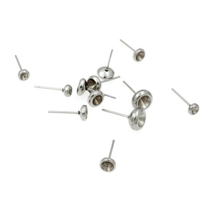 Stainless Steel <b>Stud</b> <b>Earring</b> Posts Ball Shape 6mm For DIY Jewelry Making Accessories Unisex Fashion Jewelry Components - Product Image 3