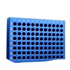 Bloc de refroidissement en aluminium XZ LAB SUPPLIES, 96 puits de 0,2 ml, équipement de réfrigération de laboratoire pré-refroidi avec garantie d'un an - Product Image 3