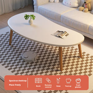 <span class=keywords><strong>Mesa</strong></span> de Centro Moderna, Duradera, Simple y Ecológica, Convertible para Dormitorios Pequeños y Casas de Alquiler, Uso Doméstico - Product Image 4