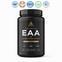 Poudre de BCAA fermentée à formule personnalisée 2:1:1, acides aminés instantanés à haute biodisponibilité pour les compléments de musculation pour adultes 99%