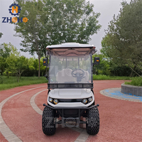 Voiture tout-terrain pliable de haute qualité à 6 places et 4 roues, buggy de golf à essence avec batterie au lithium