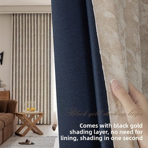 Cortinas Opacas de Chenilla Jacquard Estilo Francés Vintage con Diseño de Plantas y Alto Nivel de Oscurecimiento, Estilo <span class=keywords><strong>Downton</strong></span> Abbey para Dormitorio - Product Image 3