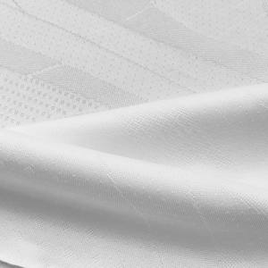 Популярная 100% полиэфирная жаккардовая ткань 160 см 180gsm дышащая для настоящих Мадридских футболок и тяжелых футболок ткань - Product Image 3