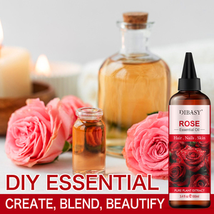 Pure Natural Vegan Collagen <strong>Rose</strong> <strong>Essential</strong> <strong>Oil</strong> Liquid Moisturizer &amp; Skin Repair for Dry Face Care Massage &amp; Spa Use - Product Image 3