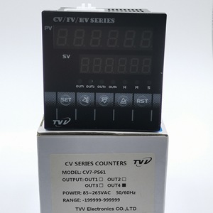ตัวเข้ารหัสจอแสดงผล 7 ส่วนแบบสองขั้นตอนพร้อมสัญญาณเตือนรุ่น TVV CV Series Counter CV7-PS62 - Product Image 5