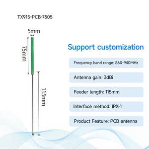 อุปกรณ์เครือข่ายเสาอากาศแบบยืดหยุ่น Ebyte ODM TX915 ซีรีส์ 868/915MHZ FPC/PCB เสาอากาศรอบทิศทางในตัว 2/2.5/3/3.5/4dbi - Product Image 3