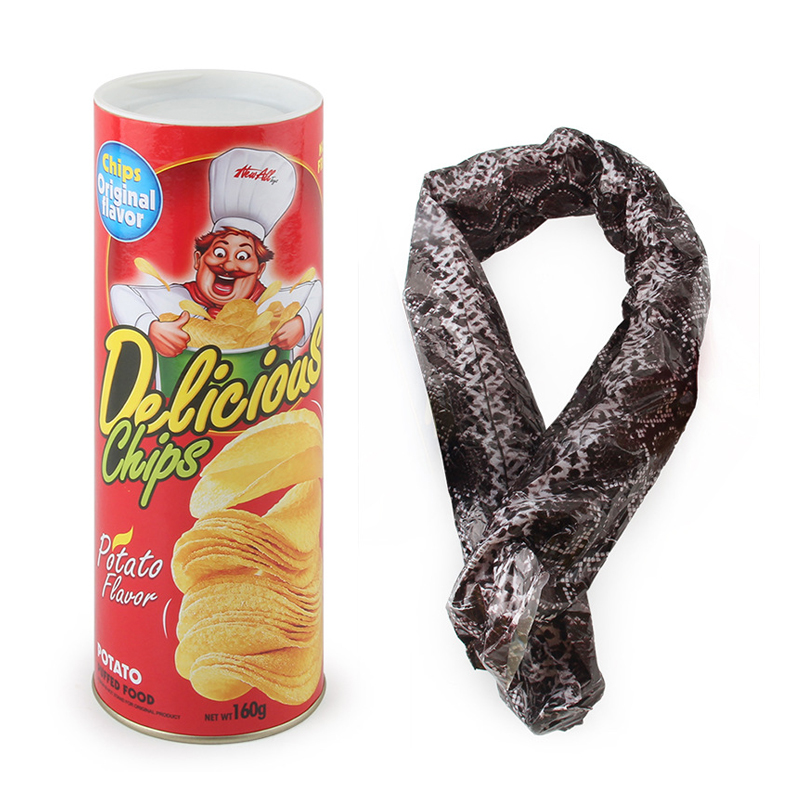 【同梱不可】 Potato Chips Bounce April Fool's Day Gift Spoof Snake Toy 帽子