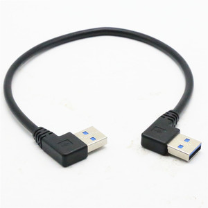 Cable de Extensión USB 3.0 Tipo A Macho a USB Tipo A Hembra, Ángulo Izquierdo de 90 Grados, Izquierda/Derecha/Arriba/<span class=keywords><strong>Abajo</strong></span> - Product Image 2