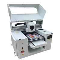 Printer UV Flatbed Kecil yang Indah 33*60cm Pencetakan Datar Biaya Rendah Kualitas Tinggi Printer UV A3 A2 Kepala XP600/TX800/HD3200