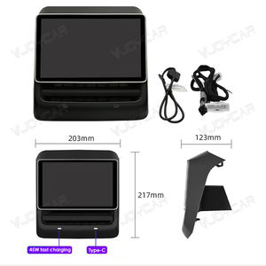 Écran d'affichage arrière de 8.9 pouces Android 13 4GB + 64GB pour carte SIM Tesla modèle 3/Y prend en charge le divertissement de jeu multimédia - Product Image 6