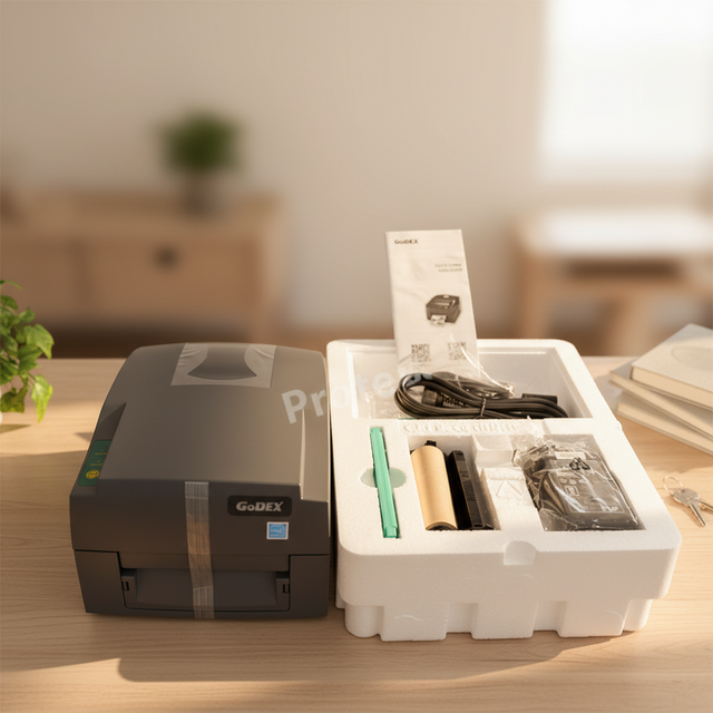Godex G530 4 Inch 300 Dpi Thermal Transfer Label Printer 4IPS Print Speed 30" Max Paper Length Barcode in Stock